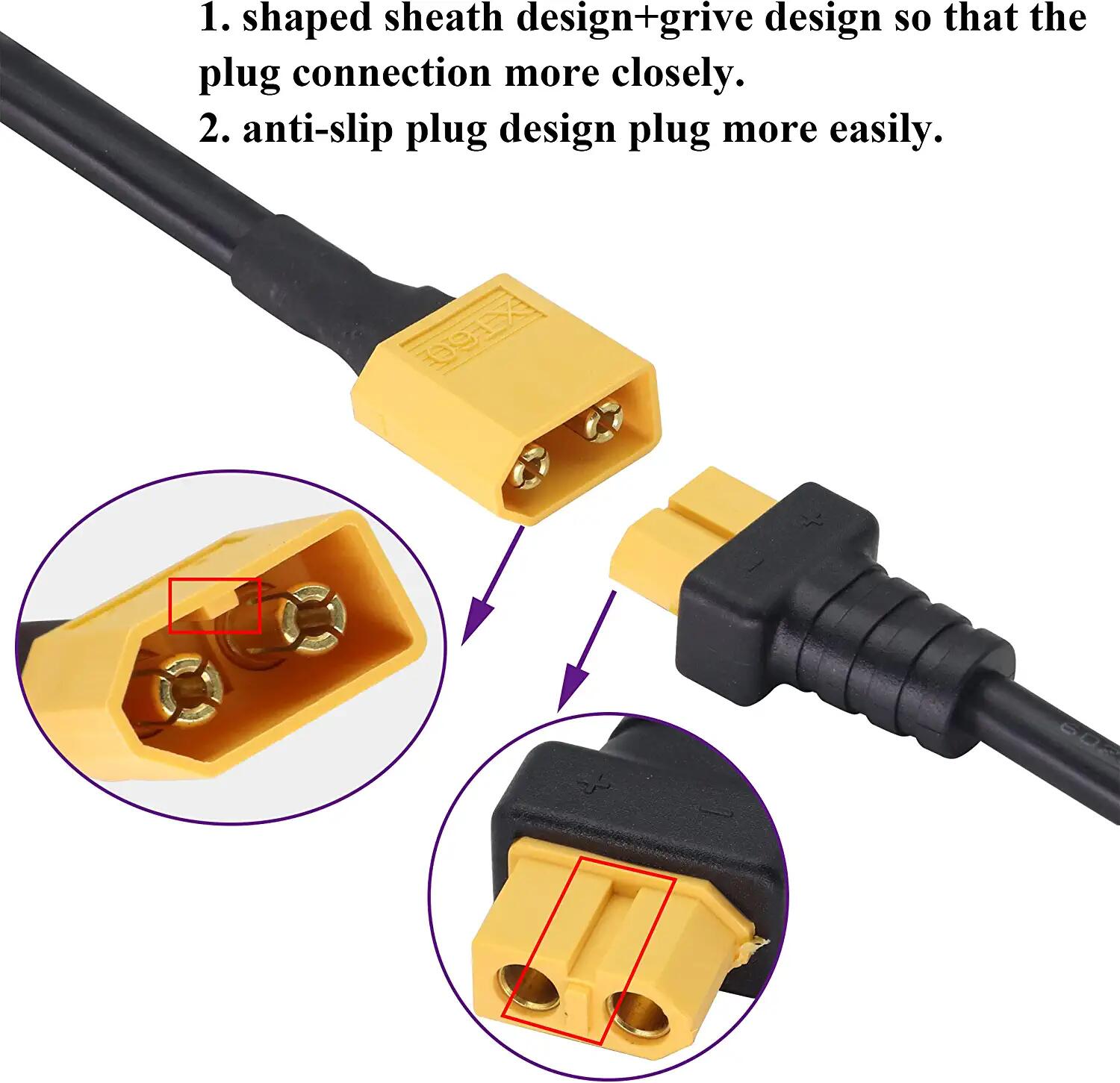 XT60 Adapter Cable XT60 Male t - Drone Compass review and price