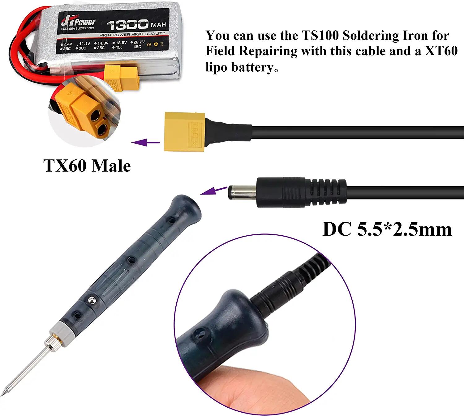 XT60 Adapter Cable XT60 Male t - Drone Compass review and price